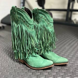 Liberty Black Vegas Fringe Boots